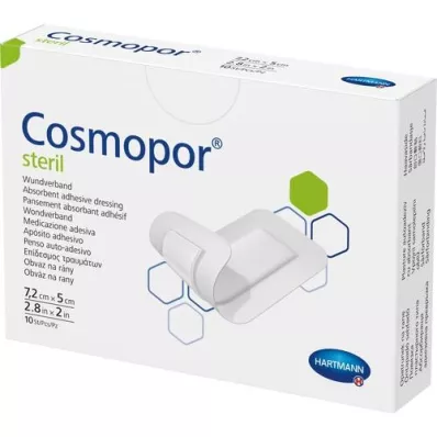 COSMOPOR steril sebkötszer 5x7,2 cm, 10 db