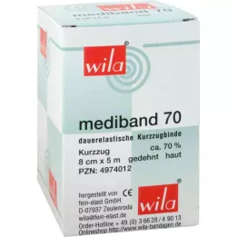MEDIBAND 70 Rövid feszítőkötés 8 cm x 5 m, bőrszínű, 1 db