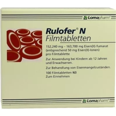 RULOFER N Filmtabletta, 100 db