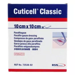 CUTICELL Klasszikus sebgéz 10x10 cm, 10 db