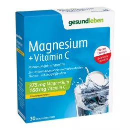 GESUND LEBEN Magnézium+C-vitamin pezsgőtabletta, 3X10 db