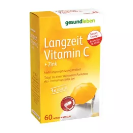 GESUND LEBEN Tartós C-vitamin+cink kapszula, 60 db