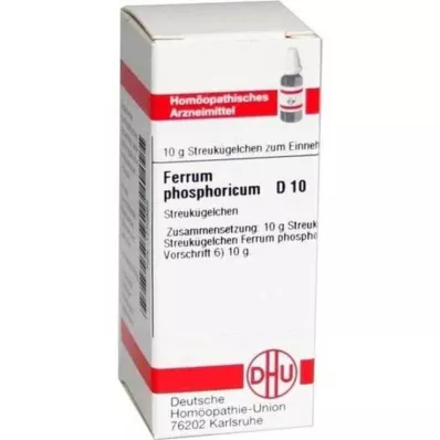 DHU Ferrum phosphoricum C 10 gömböcskék, 10 g