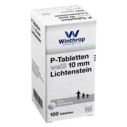 P TABLETTEN fehér 10 mm, 100 db