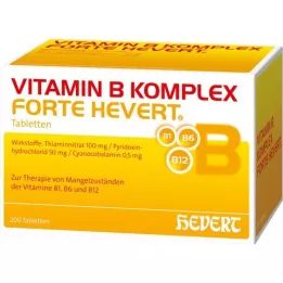 VITAMIN B KOMPLEX forte Hevert tabletta, 200 db