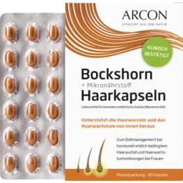 BOCKSHORN+mikroelemes hajkapszula Tisane plus, 60 db