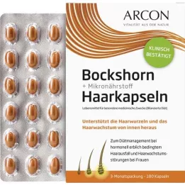 BOCKSHORN+Mikroelemes hajkapszula Tisane plus, 180 db