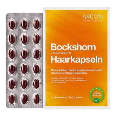 BOCKSHORN+Mikroelemes hajkapszula Tisane plus, 180 db
