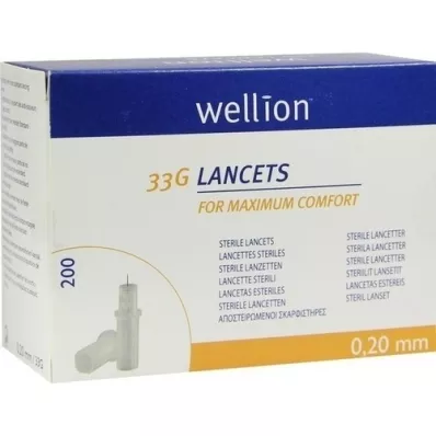 WELLION Lándzsák 33 G, 200 db