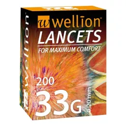 WELLION Lándzsák 33 G, 200 db