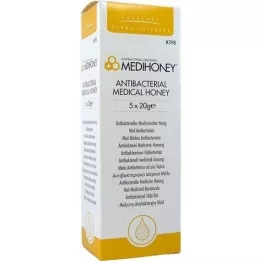 MEDIHONEY Antibakteriális gyógyméz, 5X20 g