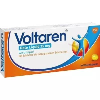 VOLTAREN Dolo Liquid 25 mg lágy kapszula, 10 db