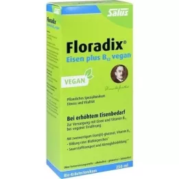 FLORADIX Vas plusz B12 vegán tonik, 250 ml