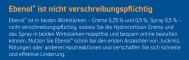 Instructions for use for EBENOL 0,5% tejszín, 30 g - 4