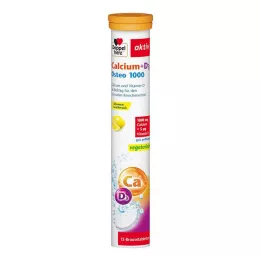 DOPPELHERZ Kalcium+D3 Osteo 1.000 pezsgőtabletta, 15 db
