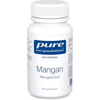 PURE ENCAPSULATIONS Mangán mangán mangán citrát kapszula, 60 kapszula