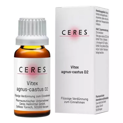 CERES Vitex Agnus castus D 2 hígítás, 20 ml CERES Vitex Agnus castus D 2 hígítás, 20 ml
