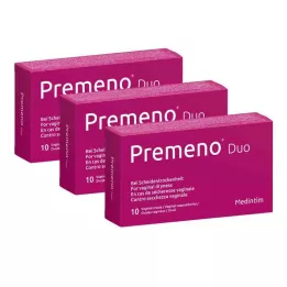 PREMENO Duo hüvelyvagula, 3 x 10 db