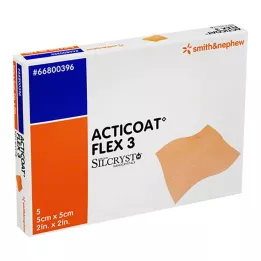 ACTICOAT Flex 3 5x5 cm-es kötszer, 5 db