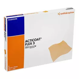 ACTICOAT Flex 3 10x10 cm-es kötszer, 5 db