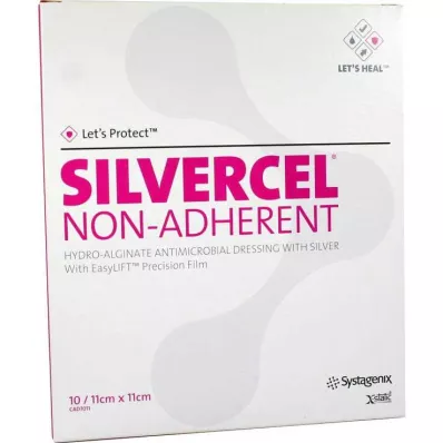 SILVERCEL nem tapadó borogatás 11x11 cm, 10 db SILVERCEL nem tapadó borogatás 11x11 cm, 10 db