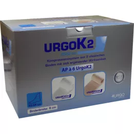 URGOK2 Compr.Syst.8cm Boka circumf.25-32cm, 6 db