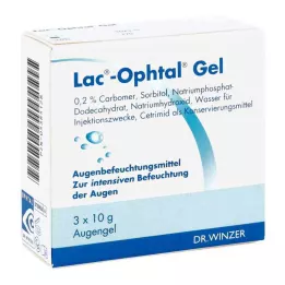 LAC OPHTAL Gél, 3X10 g
