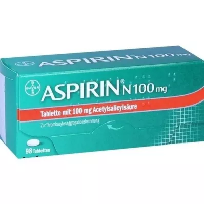 ASPIRIN N 100 mg-os tabletta, 98 db