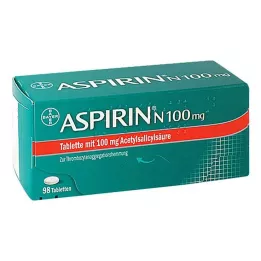 ASPIRIN N 100 mg-os tabletta, 98 db