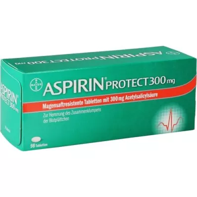 ASPIRIN Protect 300 mg bélsavmentes bevont tabletta, 98 db