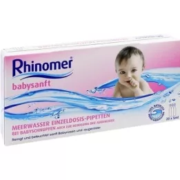 RHINOMER babysanft tengervíz 5ml egyadagos pip., 20X5 ml