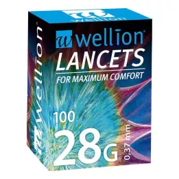 WELLION Lándzsák 28 G, 100 db