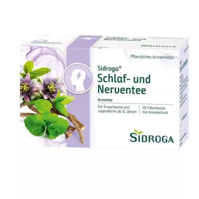 SIDROGA Alvás- és idegtea szűrőzacskó, 20X2.0 g