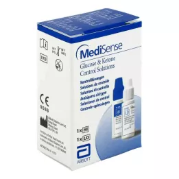 MEDISENSE Kontr. oldat glükóz + ketonok H/L, 2 fl