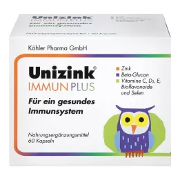 UNIZINK Immune Plus kapszula, 1 X 60 kapszula