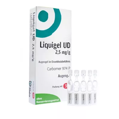 LIQUIGEL UD 2,5 mg/g szemészeti gél egyszeri adagolású tartályban, 30X0,5 g