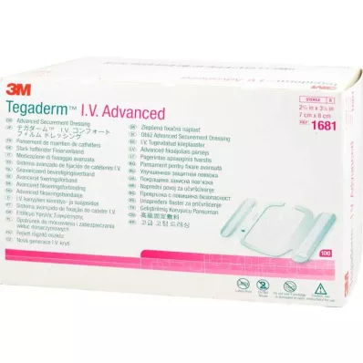 Tegaderm 3M i.v.Haladó vakolat ,7x8cm 1681, 100 db
