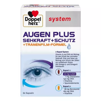 DOPPELHERZ Eyes plus vision+protection system kapszula, 60 db