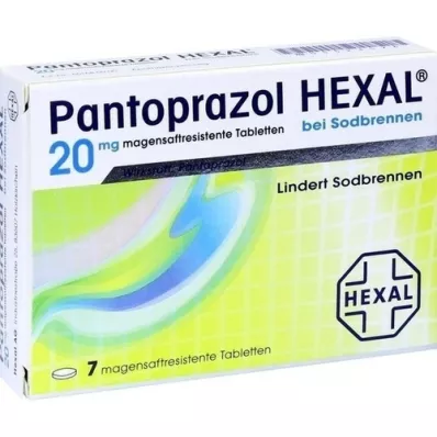 PANTOPRAZOL HEXAL b.Gyomorégés bélhámlasztó bevont tabletta, 7 db