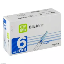 MYLIFE Clickfine tolltűk 6 mm 31 G, 100 db