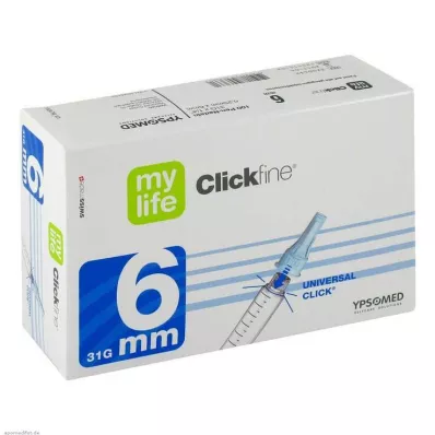 MYLIFE Clickfine tolltűk 6 mm 31 G, 100 db