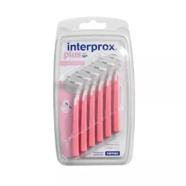 INTERPROX plus nano rózsaszín fogközti kefe, 6 db