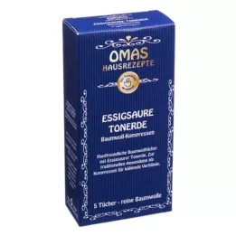 ESSIGSAURE TONERDE Pamut borogatás, 5 db