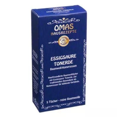 ESSIGSAURE TONERDE Pamut borogatás, 5 db