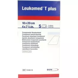 LEUKOMED transp.plus steril tapasz 10x20 cm, 5 db