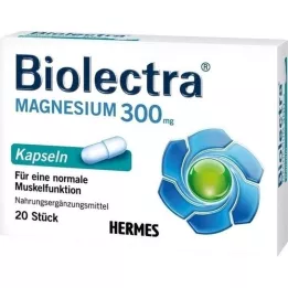 BIOLECTRA Magnézium 300 mg kapszula, 20 kapszula