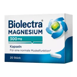 BIOLECTRA Magnézium 300 mg kapszula, 20 kapszula