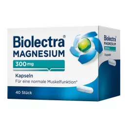 BIOLECTRA Magnézium 300 mg kapszula, 40 kapszula