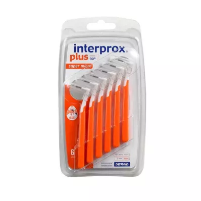 INTERPROX plusz szuper micro narancssárga interdentális betét, 6 db