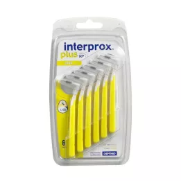 INTERPROX plusz mini sárga fogközti kefe, 6 db